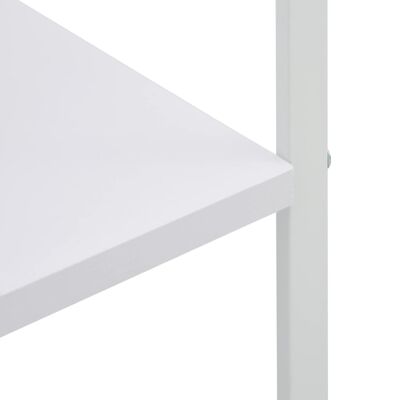 vidaXL Skříňka na mikrovlnku bílá 60 x 39,6 x 123 cm kompozitní dřevo
