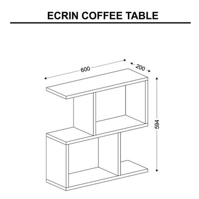 Homemania Konferenční stolek Ecrin 60 x 20 x 59,4 cm dub