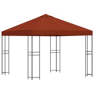 vidaXL Alt&aacute;n 3 x 3 m Cihlov&aacute; Polyester a ocel 190 gsm