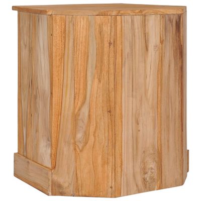 vidaXL Rohový příborník 60 x 45 x 60 cm masivní teakové dřevo
