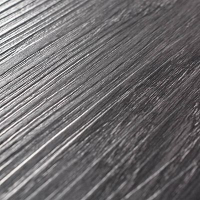 vidaXL Nesamolepicí PVC podlahová prkna 5,26 m² 2 mm černobílá