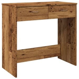 vidaXL Psac&iacute; stůl old wood 80 x 40 x 75 cm kompozitn&iacute; dřevo