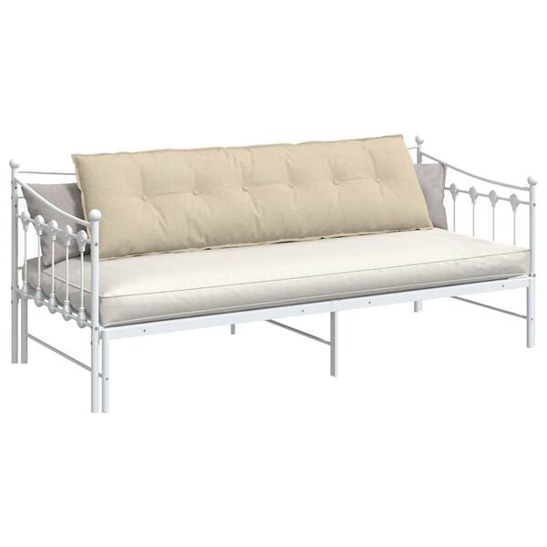 vidaXL Pol&scaron;t&aacute;ř na z&aacute;da Kr&eacute;mov&aacute; 180 x 19 x 50 cm textil