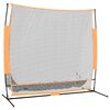 vidaXL Golfov&aacute; tr&eacute;ninkov&aacute; s&iacute;ť čern&aacute; a červen&aacute; 215x107x216 cm polyester