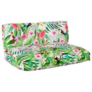 vidaXL Sada pol&scaron;t&aacute;řů Květinov&yacute; 3 pcs V&iacute;cebarevn&yacute; Oxford l&aacute;tka