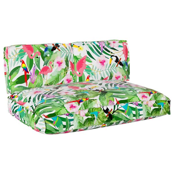 vidaXL Sada pol&scaron;t&aacute;řů Květinov&yacute; 3 pcs V&iacute;cebarevn&yacute; Oxford l&aacute;tka