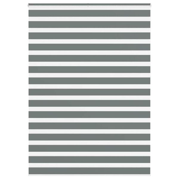 vidaXL Zebra roleta tmavě &scaron;ed&aacute; 155x230cm &scaron;&iacute;řka l&aacute;tky 150,9cm polyester