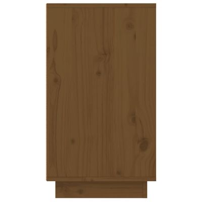 vidaXL Botník medově hnědý 110 x 34 x 61 cm masivní borové dřevo