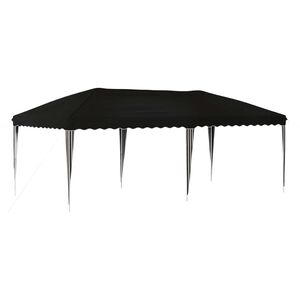 vidaXL P&aacute;rty stan s v&yacute;suvn&yacute;m st&aacute;nkem 575 x 290 x 245 cm Čern&aacute;