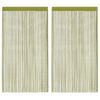 vidaXL Prov&aacute;zkov&eacute; z&aacute;clony 2 ks 100 x 250 cm zelen&eacute;