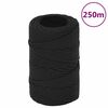 vidaXL Lodn&iacute; lano celočern&eacute; 2 mm 250 m polypropylen