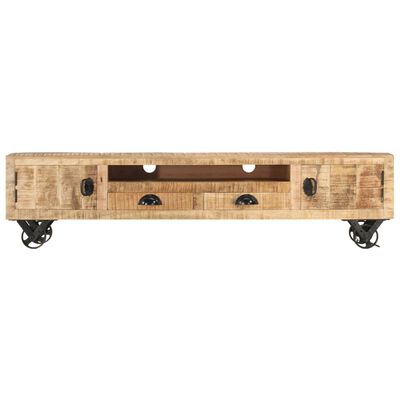 vidaXL TV stolek 150 x 30 x 37 cm masivní mangovníkové dřevo