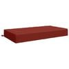 vidaXL Pol&scaron;t&aacute;ř na sed&aacute;k SOEST 100% polyester Červen&aacute; 120 x 80 x 15 cm