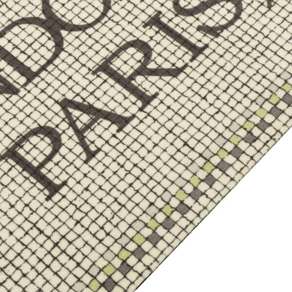 vidaXL Kuchyňský koberec omyvatelný Hlavní města domov 60x300 cm samet