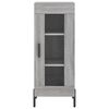 vidaXL Skř&iacute;ň highboard &scaron;ed&aacute; sonoma 34,5 x 34 x 180 cm kompozitn&iacute; dřevo