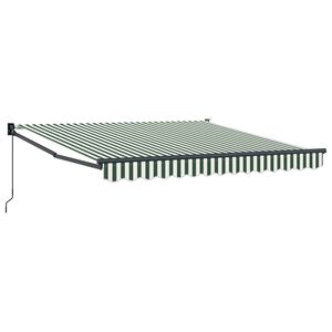 vidaXL Stahovac&iacute; mark&yacute;za Zelen&aacute; a b&iacute;l&aacute; 300 x 250 x 165 cm