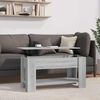 vidaXL Konferenčn&iacute; stolek &scaron;ed&yacute; sonoma 101x49x52 cm kompozitn&iacute; dřevo