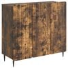 vidaXL Serv&iacute;rovac&iacute; skř&iacute;ň Kouřov&yacute; dub 89 x 34,5 x 82 cm