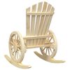 vidaXL Houpací křeslo Adirondack masivní jedlové dřevo
