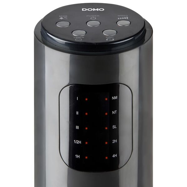 DOMO Sloupov&yacute; ventil&aacute;tor 96 cm 45 W čern&yacute; DO8124