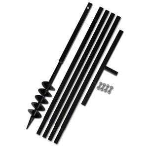 Zemn&iacute; vrt&aacute;k s rukojet&iacute; 100 mm, s n&aacute;stavci 5 m, ocel