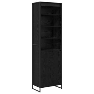 vidaXL Vysok&eacute; skř&iacute;ně Čern&yacute; dub 60 x 36 x 200 cm Kompozitn&iacute; dřevo