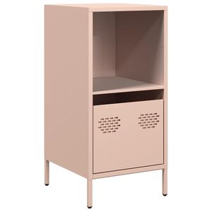 vidaXL Př&iacute;born&iacute;k růžov&yacute; 35 x 39 x 73,5 cm ocel v&aacute;lcovan&aacute; za studena
