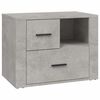 vidaXL Nočn&iacute; stolek betonově &scaron;ed&yacute; 60x36x45 cm kompozitn&iacute; dřevo