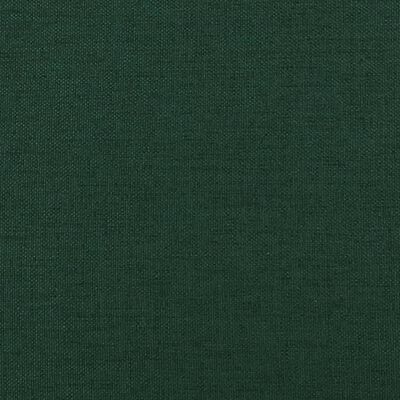 vidaXL Podnožka tmavě zelená 60x60x36 cm textil