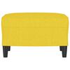 vidaXL Podnožka světle žlutá 60 x 50 x 41 cm textil