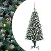 vidaXL Uměl&yacute; v&aacute;nočn&iacute; stromeček Zelen&aacute; 180 cm PVC, ocel a plast