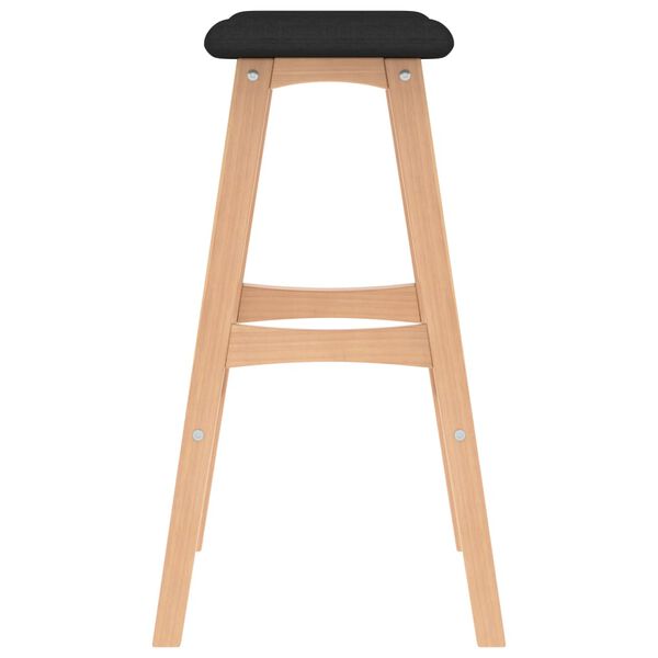 vidaXL Barov&eacute; stoličky 2 ks čern&eacute; textil