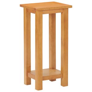 vidaXL Odkl&aacute;dac&iacute; stolek 27 x 24 x 55 cm masivn&iacute; dubov&eacute; dřevo