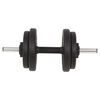 vidaXL Sada činek barbell a dumbbell, 60 kg