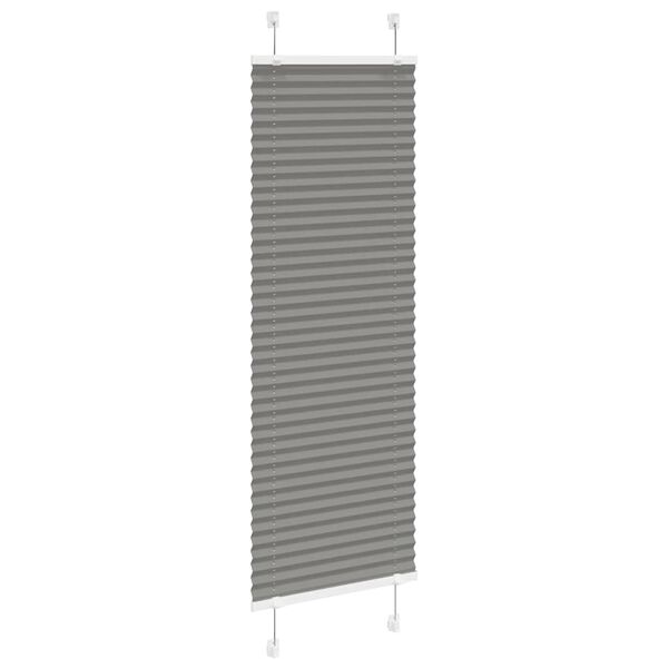 vidaXL Plisovan&aacute; roleta antracitov&aacute; 50x150 cm &Scaron;&iacute;řka l&aacute;tky 49,4 cm