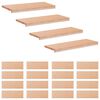 vidaXL Schodi&scaron;ťov&eacute; n&aacute;&scaron;lapy 20 ks 70 x 25 x 2 cm Př&iacute;rodn&iacute;