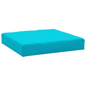 vidaXL Podu&scaron;ka na palety tyrkysov&aacute; 60 x 60 x 8 cm oxfordsk&aacute; l&aacute;tka