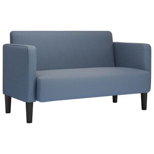 vidaXL Loveseat Sofa modr&eacute; 109 cm man&scaron;estrov&aacute; tkanina