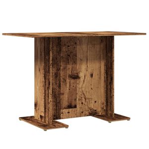 vidaXL J&iacute;deln&iacute; stůl old wood 110 x 60 x 75 cm kompozitn&iacute; dřevo