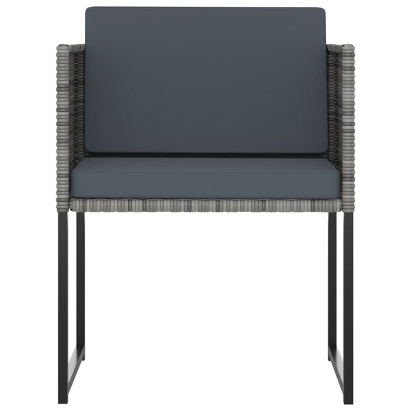 vidaXL 13d&iacute;ln&yacute; zahradn&iacute; j&iacute;deln&iacute; set s podu&scaron;kami polyratan &scaron;ed&yacute;