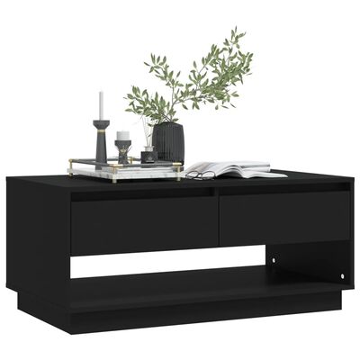 vidaXL Konferenční stolek černý 102,5 x 55 x 44 cm dřevotříska