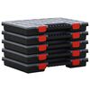 vidaXL Organiz&eacute;ry na souč&aacute;stky 5 ks 40 x 30 x 5 cm polypropylen