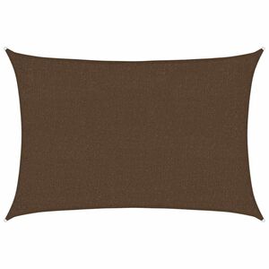 vidaXL Plachta proti slunci 160 g/m&sup2; hněd&aacute; 2 x 2,5 m HDPE