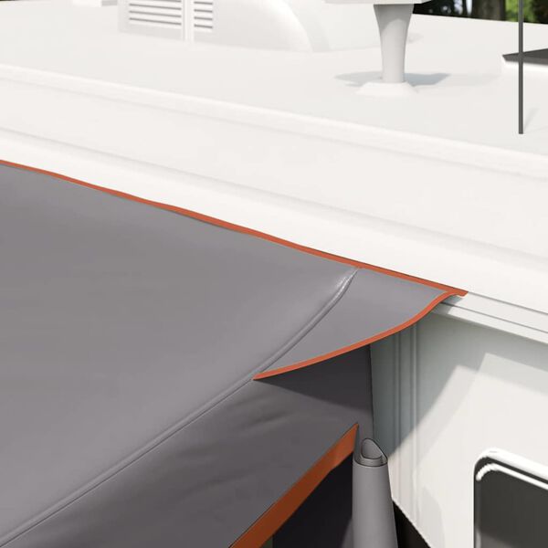 vidaXL Stan na zadn&iacute; dveře auta &Scaron;ed&aacute; a oranžov&aacute; 285 x 255 x 245 cm