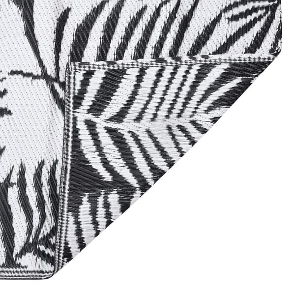 vidaXL Venkovní koberec ARAKIL černý 80 x 250 cm PP