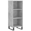 vidaXL Skř&iacute;ň highboard betonově &scaron;ed&aacute; 34,5x32,5x180 cm kompozitn&iacute; dřevo