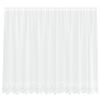 vidaXL Čipkov&yacute; Z&aacute;věs se z&aacute;clonami B&iacute;l&aacute; 160 x 300 cm Polyester