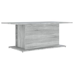 vidaXL Konferenčn&iacute; stolek &scaron;ed&yacute; sonoma 102x55,5x40 cm kompozitn&iacute; dřevo