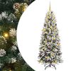 vidaXL Uměl&yacute; v&aacute;nočn&iacute; stromeček B&iacute;l&aacute; 180 cm PVC, plast, ocel a PE
