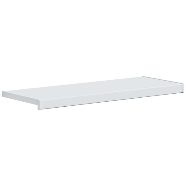 vidaXL Parapet okna B&iacute;l&yacute; 100 x 35 x 4,5 cm PVC